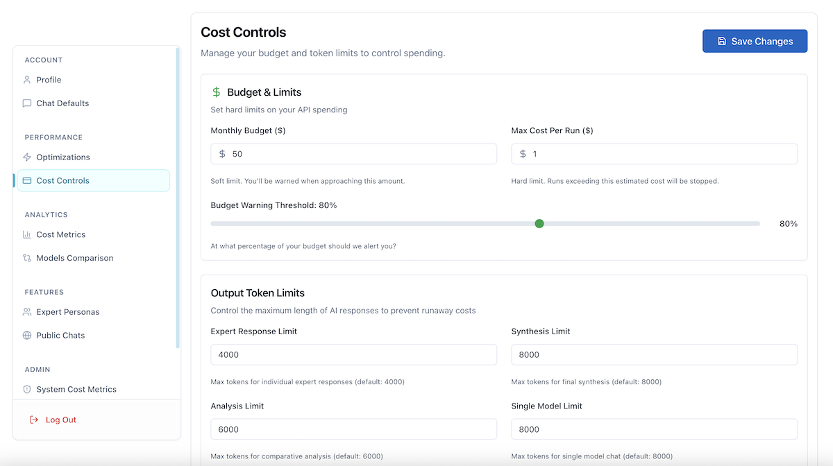 Cost Controls