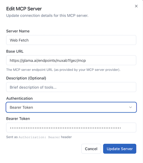 Connect Server