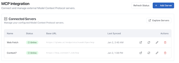 MCP Integration